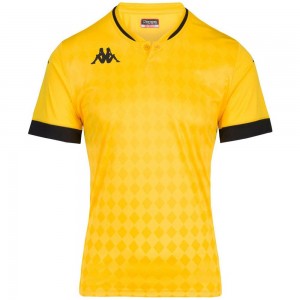 Kids' Kappa 4 Football Bofi Polo Shirt Yellow | UW7392186