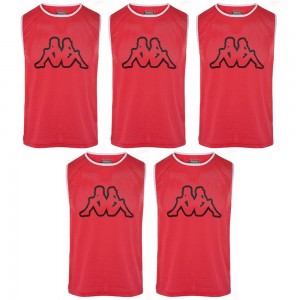 Kids' Kappa 4 Football Nipola 2 5pack Tank Top Red | CB8902317