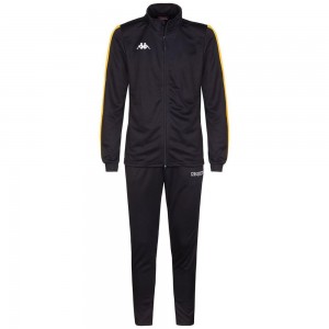 Kids' Kappa 4 Football Salcito Tracksuit Black | DS2468315