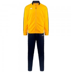 Kids' Kappa 4 Football Salcito Tracksuit Yellow | EF4976310