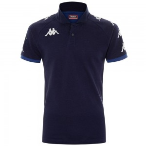 Kids' Kappa 4 Soccer Caldes Polo Shirt Blue | YJ5291483