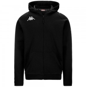 Kids' Kappa 4 Soccer Divieto Hoodie Black | DR7105829