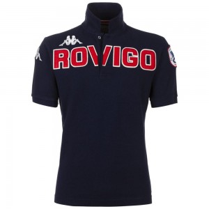 Kids' Kappa Eroi Polo Rovigo Polo Shirt Blue | PY2684351