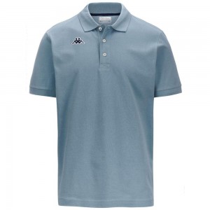 Kids' Kappa Logo Holiver Mss Polo Shirt Grey | SX8350174