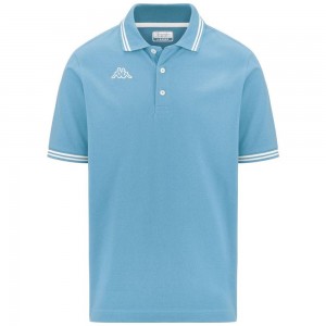 Kids' Kappa Logo Maltax 5 Mss Polo Shirt Blue | TC9431850