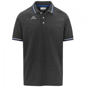 Kids' Kappa Logo Maltax 5 Mss Polo Shirt Black | QO2056941