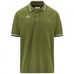 Kids' Kappa Logo Maltax 5 Mss Polo Shirt Green | PT5306248