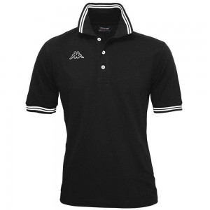 Kids' Kappa Logo Maltax 5 Mss Polo Shirt Black | CV1275364