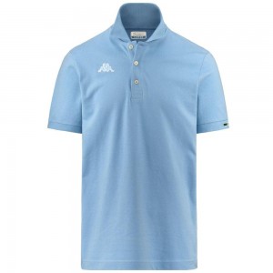 Kids' Kappa Logo Maltaxita Mss Polo Shirt Blue | YL8713526