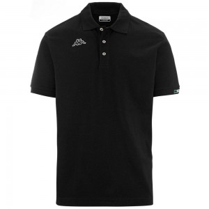 Kids' Kappa Logo Maltaxita Mss Polo Shirt Black | FH4125830