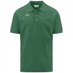 Kids' Kappa Logo Maltaxita Mss Polo Shirt Green | BE0193867