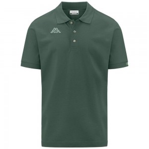 Kids' Kappa Logo Maltaxita Mss Polo Shirt Green | VR2581609