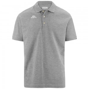 Kids' Kappa Logo Maltaxita Mss Polo Shirt Grey | QB5469280