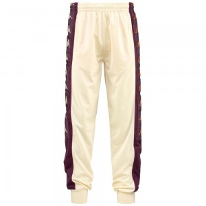 Men Kappa 222 Banda 10 Alenzo Pants Beige | TC0147283