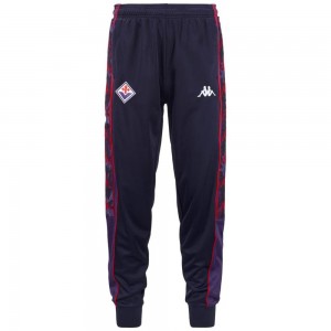 Men Kappa 222 Banda 10 Falenz Fiorentina Pants Navy | AS0645917