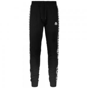 Men Kappa 222 Banda Alanz 2 Pants Black | UX8962753