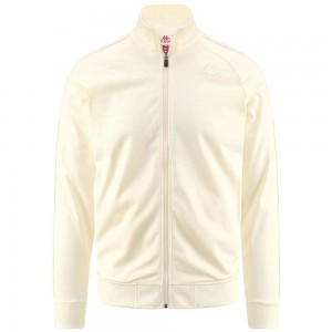 Men Kappa 222 Banda Anniston Slim Jacket Beige | DR1762908