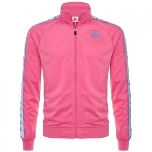 Men Kappa 222 Banda Anniston Slim Jacket Pink | TF6379028