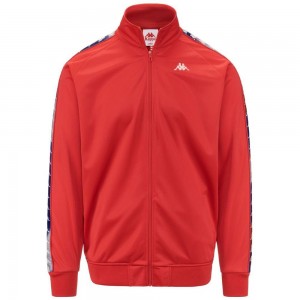 Men Kappa 222 Banda Annistongt Jacket Red | AM0259168