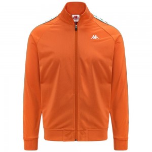 Men Kappa 222 Banda Annistoni Slim Jacket Orange | VM5402863