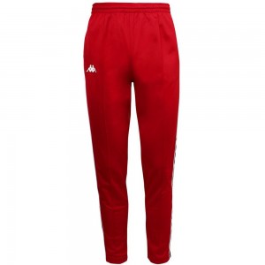 Men Kappa 222 Banda Astoria Slim Pants Red | NG7628549