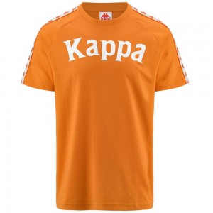 Men Kappa 222 Banda Balima T-Shirt Yellow | HQ6782513