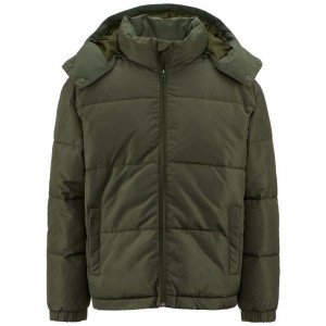 Men Kappa 222 Banda Lenny Jacket Green | TW6172098