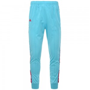 Men Kappa 222 Banda Rastoria Degrade Pants Turquoise | KQ5309814