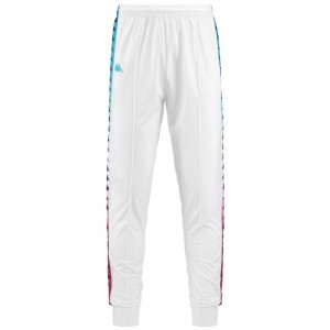 Men Kappa 222 Banda Rastoria Degrade Pants White | AC8043269