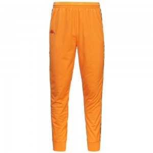 Men Kappa 222 Banda Rastoria Graphiktape Pants Yellow | RF8572439