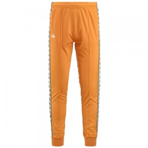 Men Kappa 222 Banda Rastoria Slim Pants Yellow | EX3165902