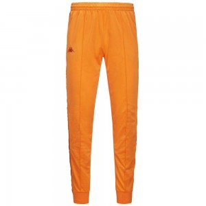 Men Kappa 222 Banda Rastoria Slim Pants Yellow | NG5806471