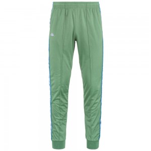 Men Kappa 222 Banda Rastoriai Slim Pants Green | ST4630729