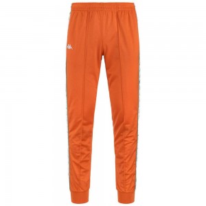 Men Kappa 222 Banda Rastoriai Slim Pants Orange | CP5739026