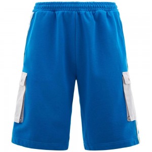 Men Kappa 222 Banda Sancio Shorts Blue | TI6285397