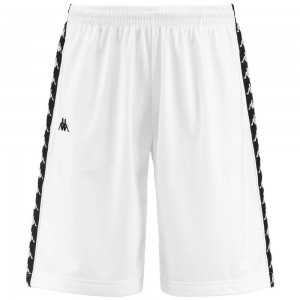 Men Kappa 222 Banda Treadwellz Shorts White | XT1695843