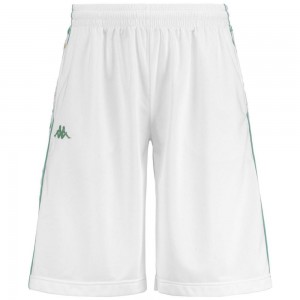 Men Kappa 222 Banda Treadwellzi Shorts White | ZX0623954