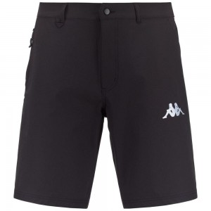 Men Kappa 3 Cento 3 10 Shorts Black | LK2365974