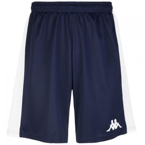 Men Kappa 4 Basket Caluso Shorts Navy | JD4869370