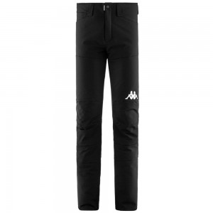 Men Kappa 4 Cento 4 52 Cold Buster 3.0 Pants Black | BK9643125