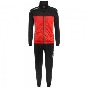 Men Kappa 4 Football Alfon Tracksuit Black | TF1346750