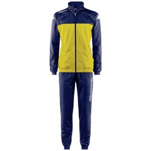 Men Kappa 4 Football Alfon Tracksuit Navy | YE2174563