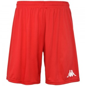 Men Kappa 4 Football Borgo Shorts Red | XU4386170