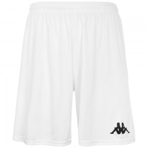 Men Kappa 4 Football Borgo Shorts White | IY1725639