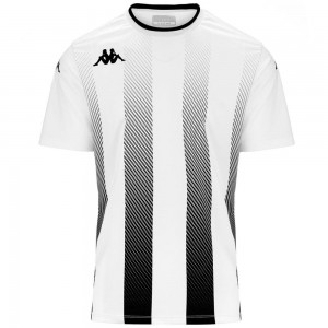 Men Kappa 4 Football Bugo Jersey White | CA6193245