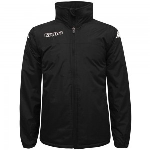 Men Kappa 4 Football Buran Jacket Black | HG1863729