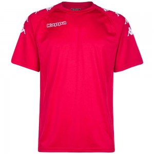 Men Kappa 4 Football Castolo Jersey Red | FN1042357