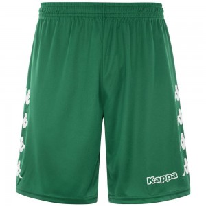 Men Kappa 4 Football Curchet Shorts Green | AV6584273