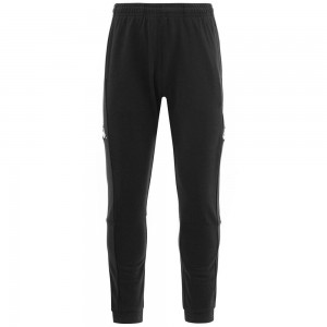 Men Kappa 4 Football Daceno Pants Black | EL4936250