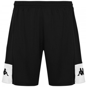 Men Kappa 4 Football Daggo Shorts Black | JN3508471